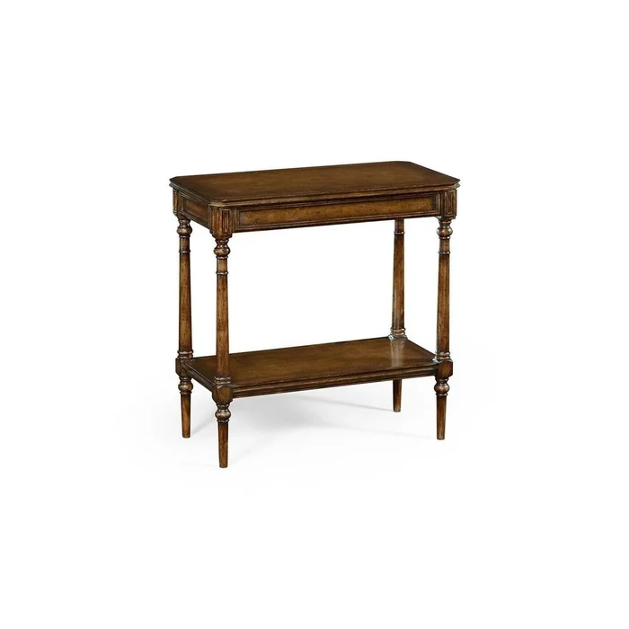 Country Living Style Walnut Side Table