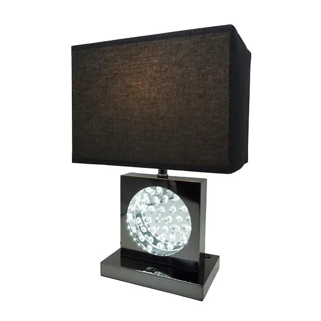 Crown Mark 6289T-BN Black Nickel Table Lamp
