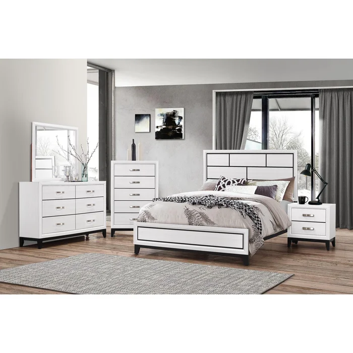 Crown Mark Ackerson B4610 7 pc Queen Panel Bedroom Set
