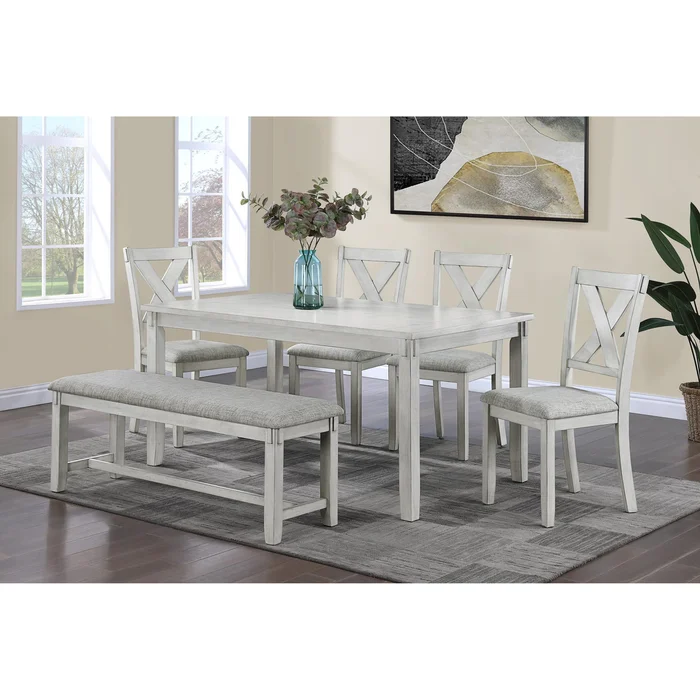 Crown Mark Clara 2321DW-SET 5 pc Dinette – Driftwood