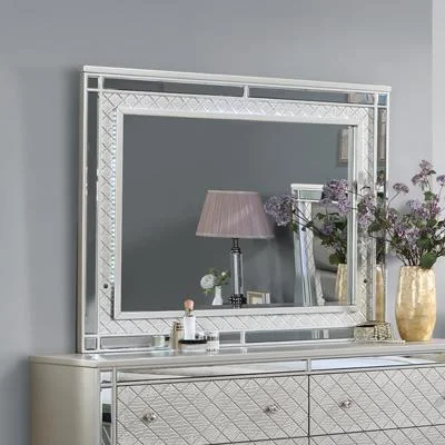 Crown Mark Cristian B1680-11 Dresser Mirror – Champagne