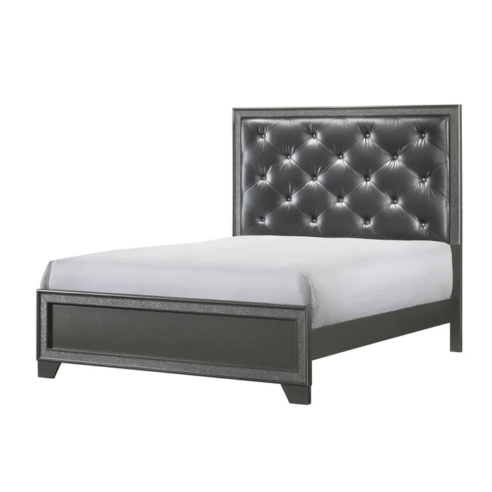 Crown Mark Kaia B4750-K King Bed – Dark Brown