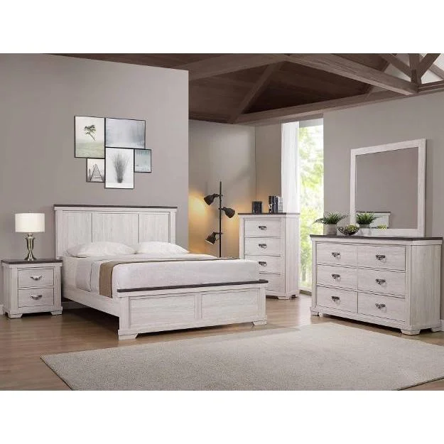 Crown Mark Leighton B8180 6 pc Full Panel Bedroom Set