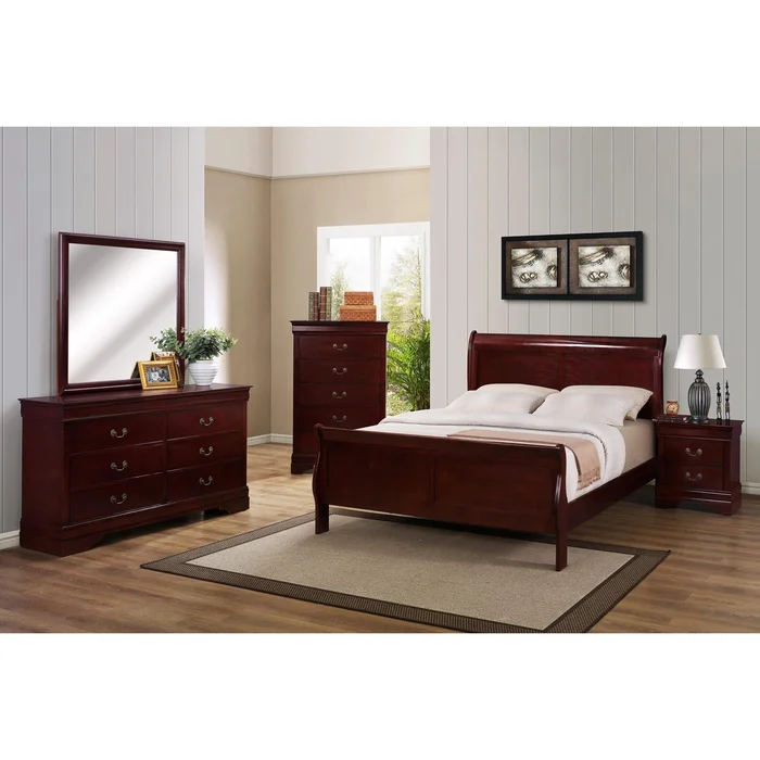 Crown Mark Louis Philip B3850 6 pc Queen Sleigh Bedroom Set