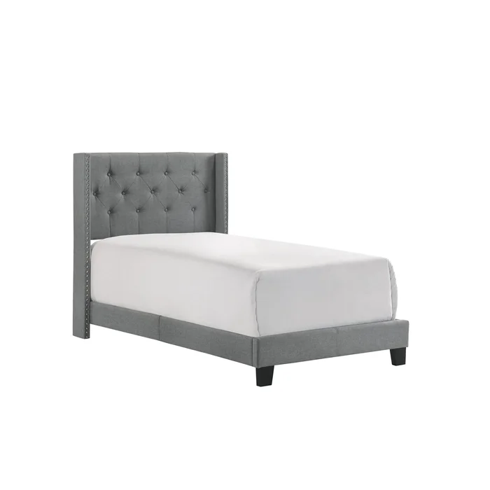 Crown Mark Makayla 5267GY-T Twin Bed – Grey