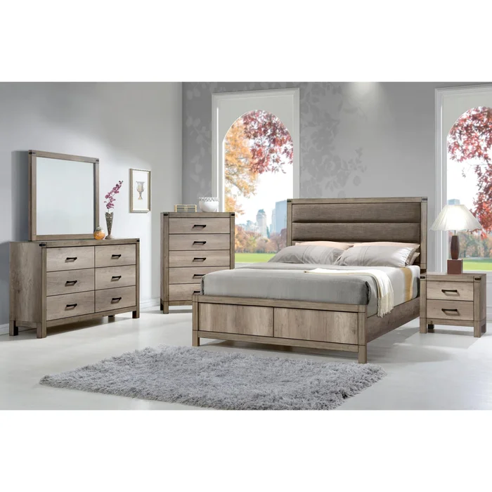 Crown Mark Matteo B3200 6 pc King Panel Bedroom Set