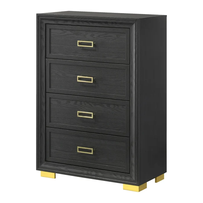 Crown Mark Pepe B9290-4 Chest – Black