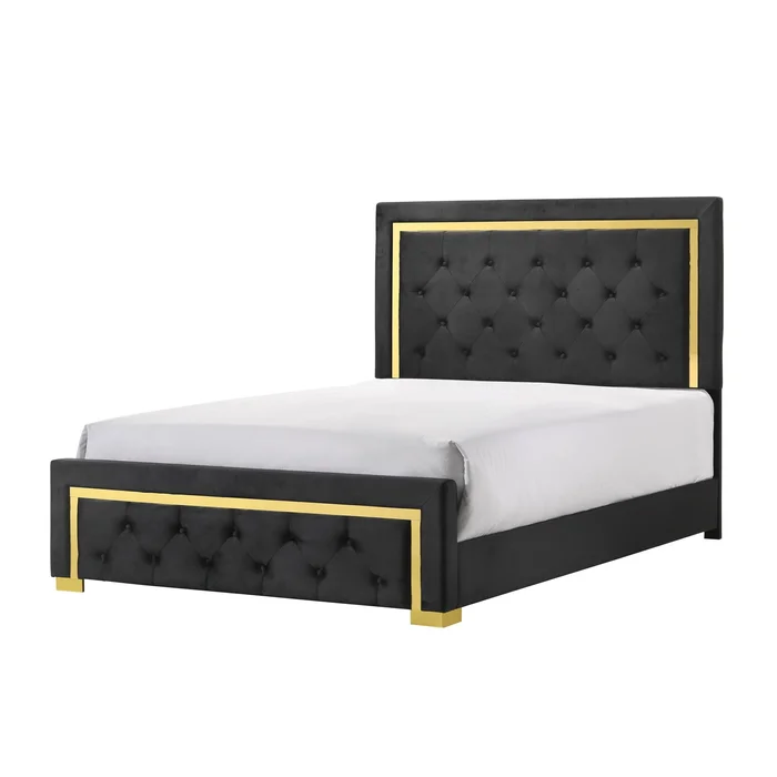 Crown Mark Pepe B9290-Q Queen Bed – Black
