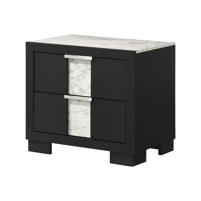 Crown Mark Rangley B6835-2 Nightstand – Black