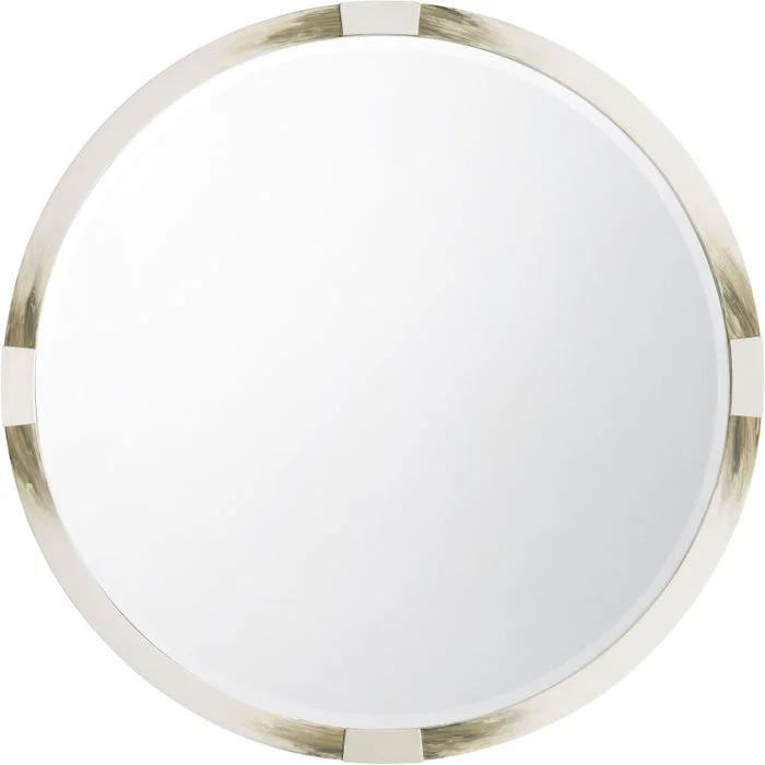 Cutting Edge Mirror (Round, Longhorn White)