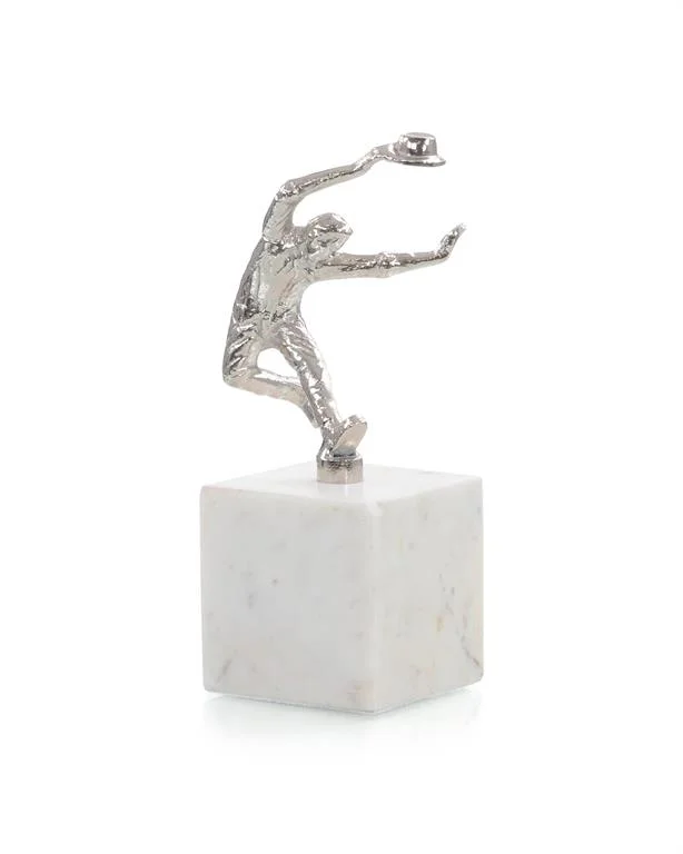 Dancing Men Sculpture III in Nickel