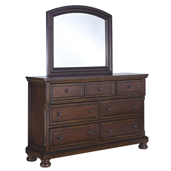 Diamond Modern Furniture Ashley Porter 7-Drawer Dresser with Mirror B697-31/B697-36