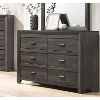 Diamond Modern Furniture CM Adelaide 6-Drawer Dresser B6700-1