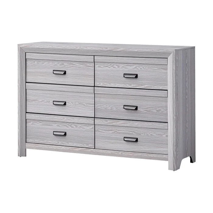 Diamond Modern Furniture CM Adelaide 6-Drawer Dresser B6710-1
