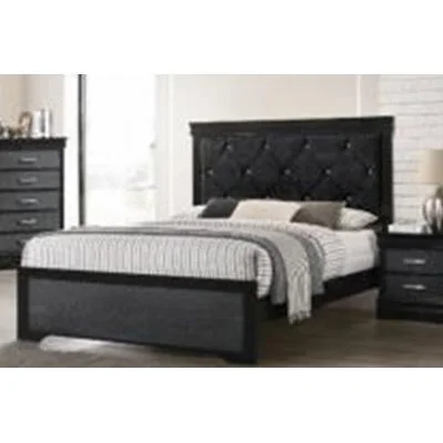 Diamond Modern Furniture CM Amalia King Upholstered Panel Bed B6918-K-HBFB/B6918-KQ-RAIL