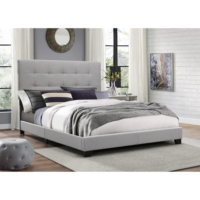 Diamond Modern Furniture CM Florence Twin Upholstered Platform Bed 5270GY-T