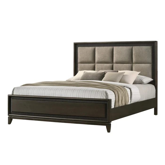 Diamond Modern Furniture CM Saratoga Queen Panel Bed B6540-Q-FB/B6540-Q-HB/B6540-KQ-RAIL