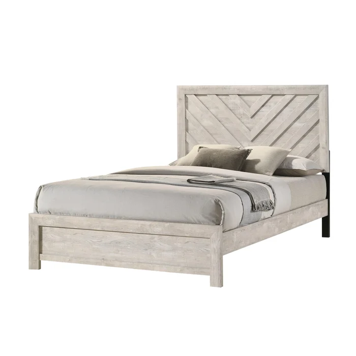 Diamond Modern Furniture CM Valor Queen Panel Bed B9330-Q-HBFB/B9330-KQ-RAIL