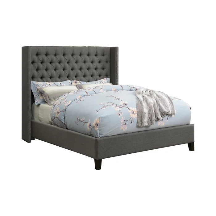 Diamond Modern Furniture COA Bancroft Full Upholstered Platform Bed 301405F