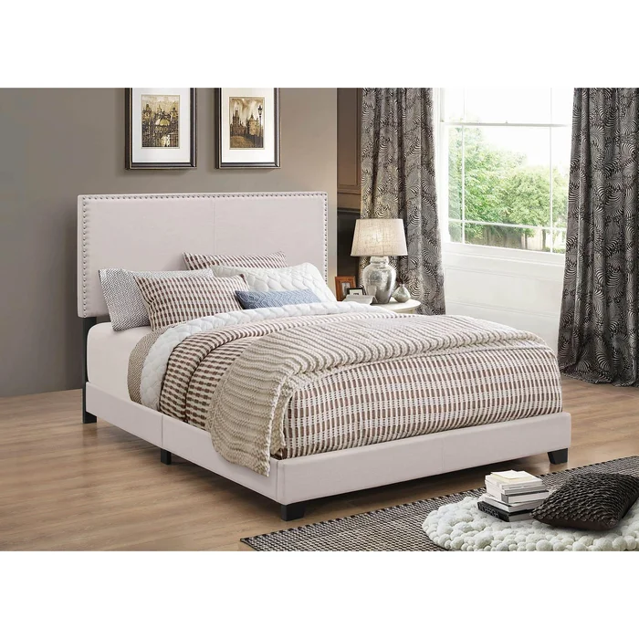 Diamond Modern Furniture COA Boyd King Upholstered Platform Bed 350051KE