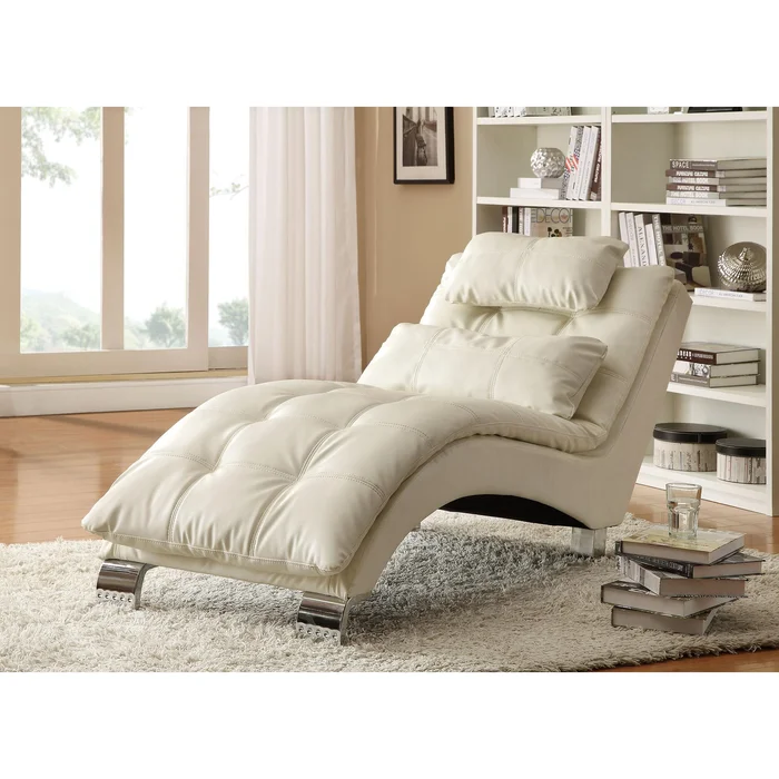 Diamond Modern Furniture COA Dilleston Leatherette Chaise 550078