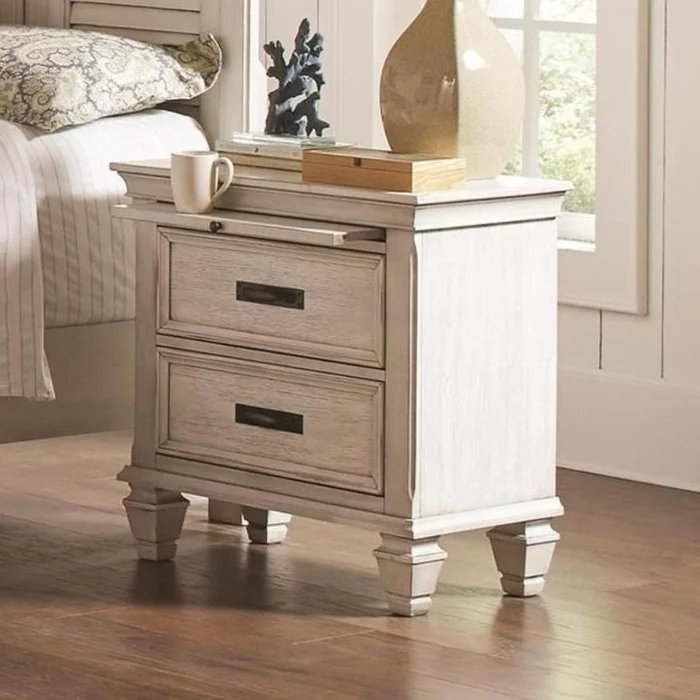 Diamond Modern Furniture COA Franco 2-Drawer Nightstand 205332