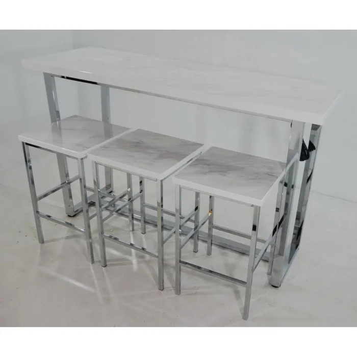 Diamond Modern Furniture COA Marmot 4 pc Counter Height Dinette 182253