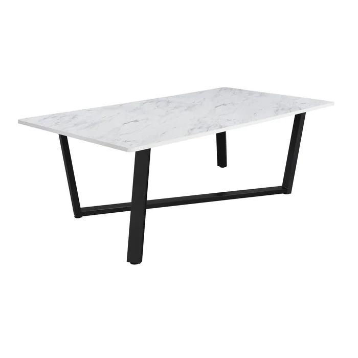 Diamond Modern Furniture COA Mayer Dining Table with Faux Marble Top 193781