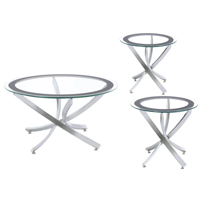 Diamond Modern Furniture COA Occasional Table Set 702587/702587/702588