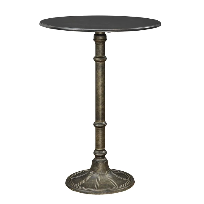 Diamond Modern Furniture COA Round Oswego Pub Height Dining Table with Pedestal Base 100064