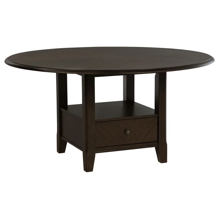 Diamond Modern Furniture COA Round Twyla Dining Table with Pedestal Base 115100