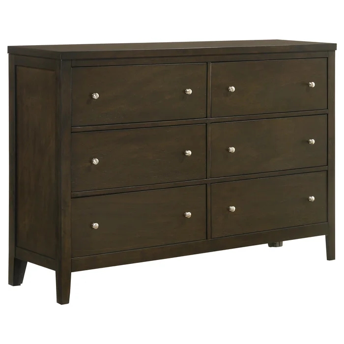 Diamond Modern Furniture COA Wilkes 6-Drawer Dresser 224423