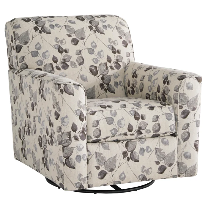 Diamond Modern Furniture Exclusive Design Abney Swivel Fabric Accent Chair 4970142