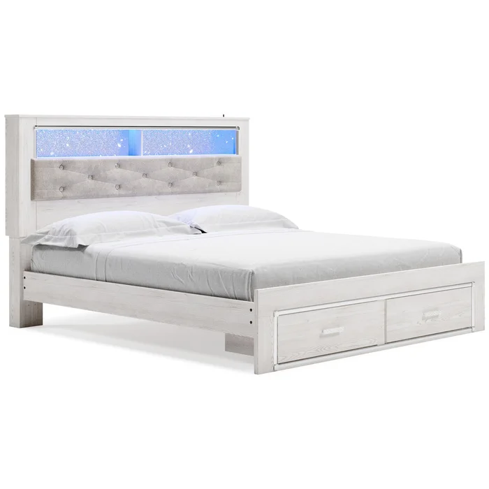 Diamond Modern Furniture Exclusive Design Altyra King Bookcase Bed with Storage B2640-69/B2640-56S/B2640-95