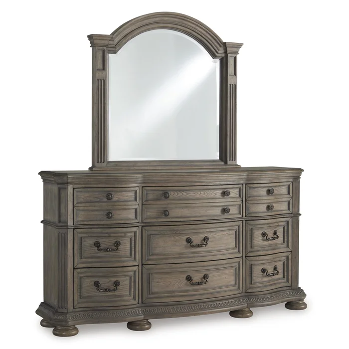 Diamond Modern Furniture Exclusive Design Ardenfield 9-Drawer Dresser with Mirror B944-31/B944-36