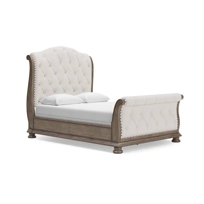 Diamond Modern Furniture Exclusive Design Ardenfield Queen Upholstered Sleigh Bed B944-57/B944-54/B944-97