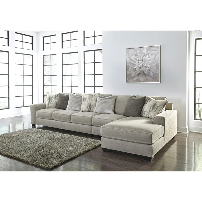 Diamond Modern Furniture Exclusive Design Ardsley Fabric 3 pc Sectional 3950466/3950446/3950417