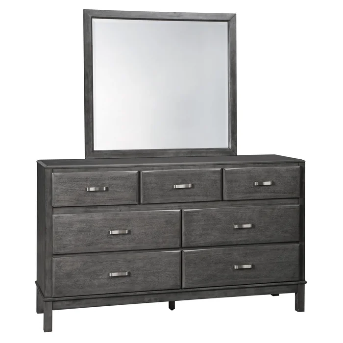 Diamond Modern Furniture Exclusive Design Caitbrook 7-Drawer Dresser with Mirror B476-31/B476-36
