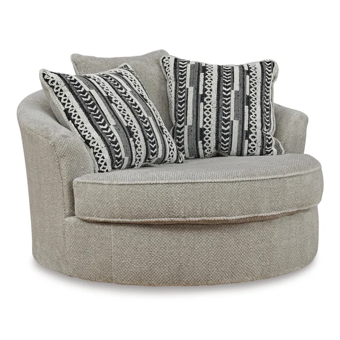 Diamond Modern Furniture Exclusive Design Calnita Swivel Fabric Accent Chair 2050221