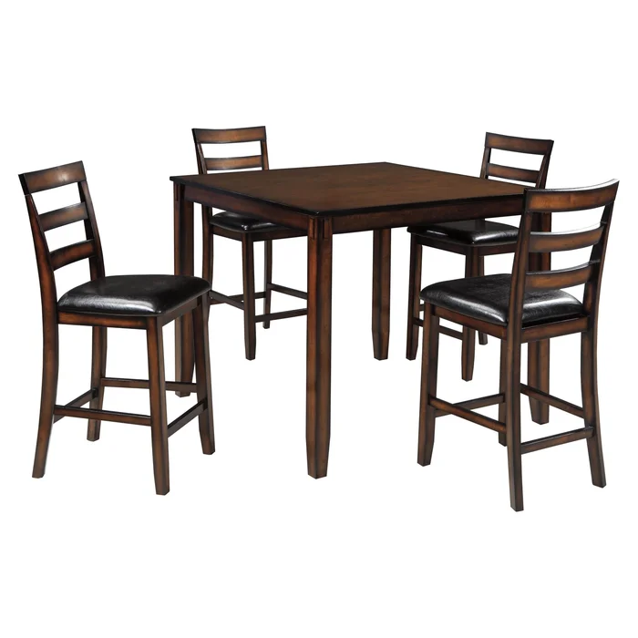 Diamond Modern Furniture Exclusive Design Coviar 5 pc Counter Height Dinette D385-223