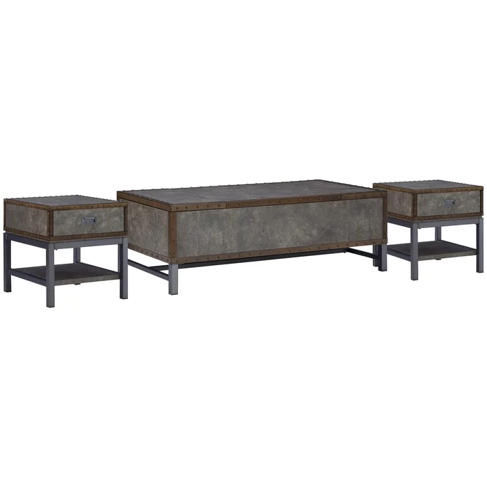 Diamond Modern Furniture Exclusive Design Derrylin Occasional Table Set T973-3/T973-3/T973-9