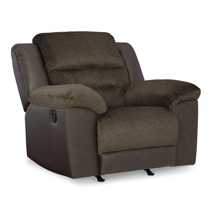 Diamond Modern Furniture Exclusive Design Dorman Rocker Fabric and Leather Look Recliner 9460825