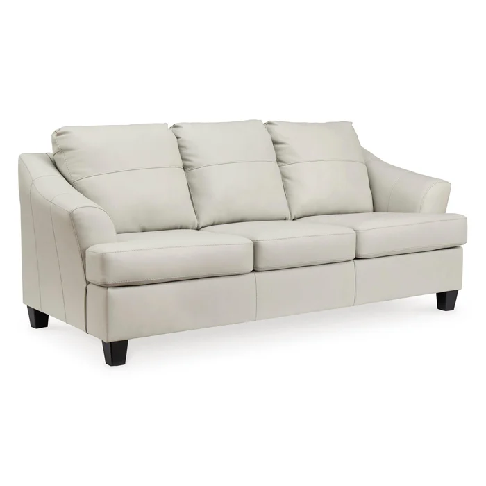 Diamond Modern Furniture Exclusive Design Genoa Stationary Leather Match Sofa 4770438