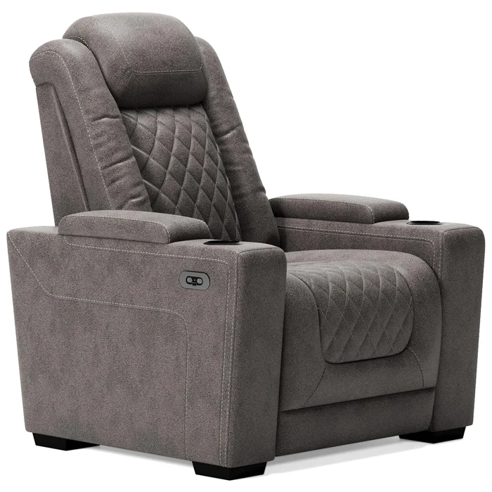 Diamond Modern Furniture Exclusive Design HyllMont Power Leather Look Recliner 9300313