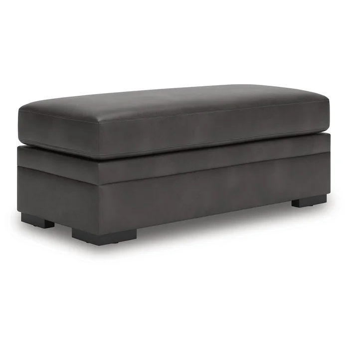 Diamond Modern Furniture Exclusive Design Lofton-Pike Leather Look Ottoman PC6161008