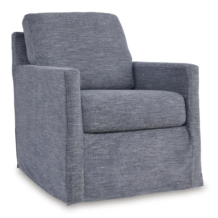 Diamond Modern Furniture Exclusive Design Nenana Next-Gen Nuvella Swivel Glider Fabric Accent Chair A3000646