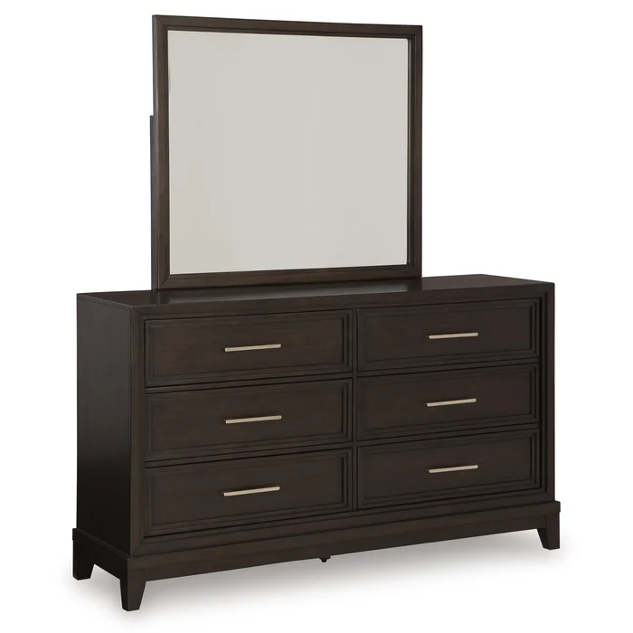 Diamond Modern Furniture Exclusive Design Neymorton Dresser Mirror B618-31/B618-36