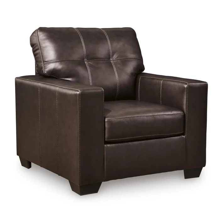 Diamond Modern Furniture Exclusive Design Santorine Stationary Leather Match Chair 2170620