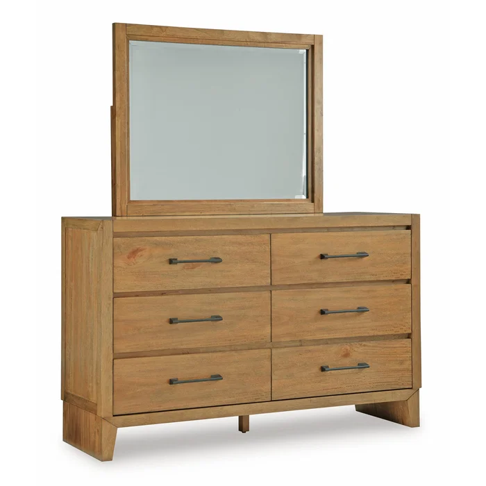Diamond Modern Furniture Exclusive Design Sherbana 6-Drawer Dresser with Mirror B833-31/B833-36