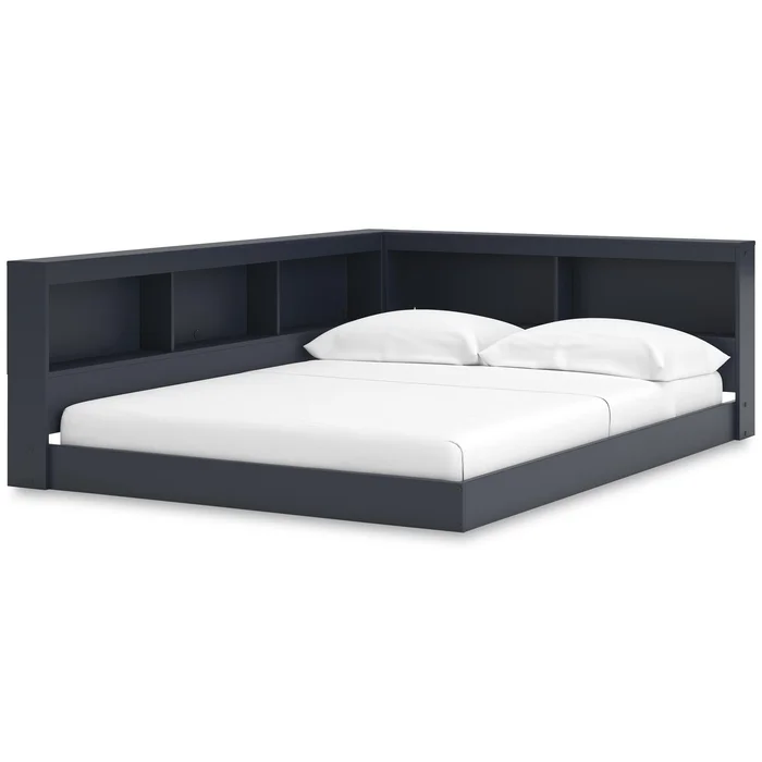 Diamond Modern Furniture Exclusive Design Simmenfort Full Bookcase Bed with Storage EB1528-165/EB1528-182